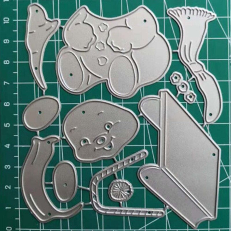 Christmas Snowman Metal Cutting Dies Stencils DIY Scrapbooking Album Decorative Embossing Craft Die Cutting Template