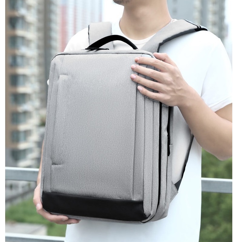 Men's backpack 15.6 Inch Laptop Backpacks Business Notebook Mochila Waterproof Back Pack USB Charging Travel Bags student bag
