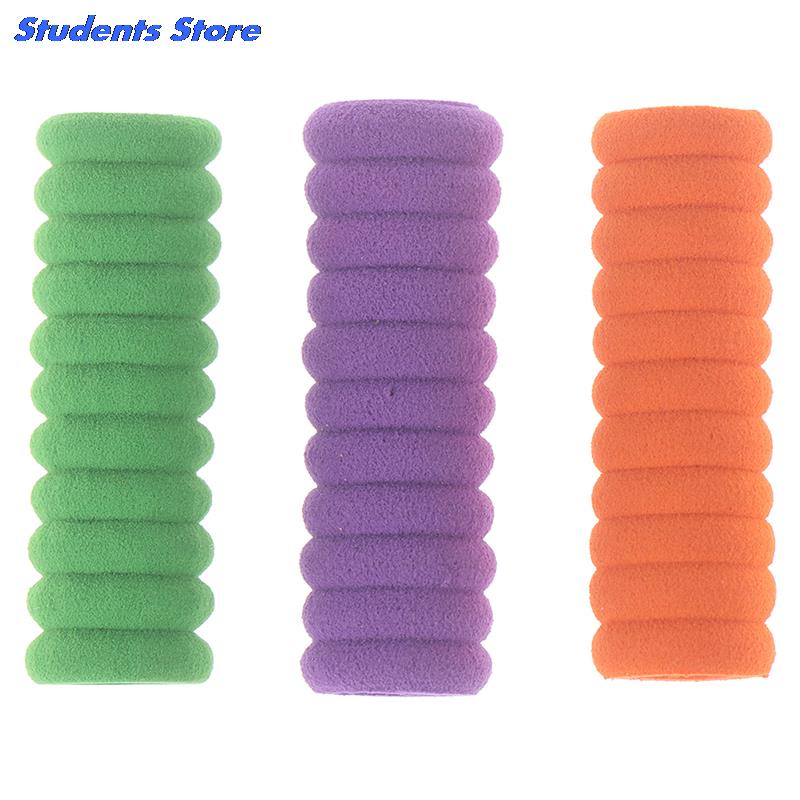 10pcs Comfort Soft Foam Pen Pencil Grips Pen Control Pupil Handwriting Aid Kids Children School Stationery