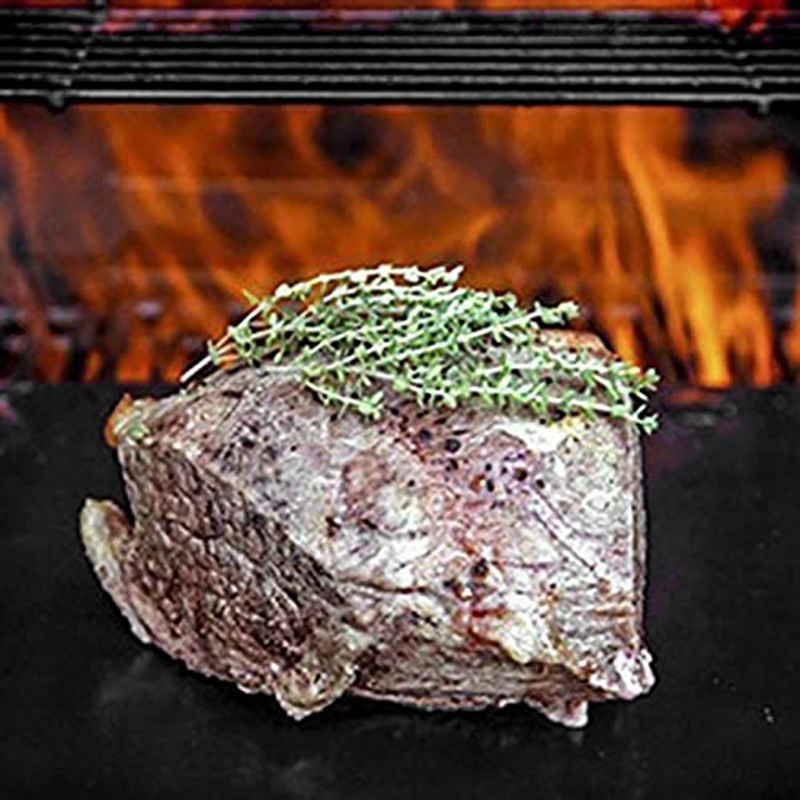 Estera para parrilla de barbacoa reutilizable, fácil de limpiar, accesorios para parrilla antiadherentes, funciona en parrilla eléctrica, barbacoa de carbón de Gas