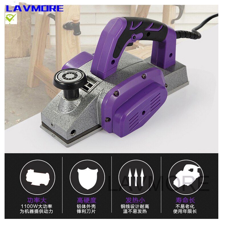 Woodworking electric planer household multifunctional portable woodworking planer electric planer woodworking tools