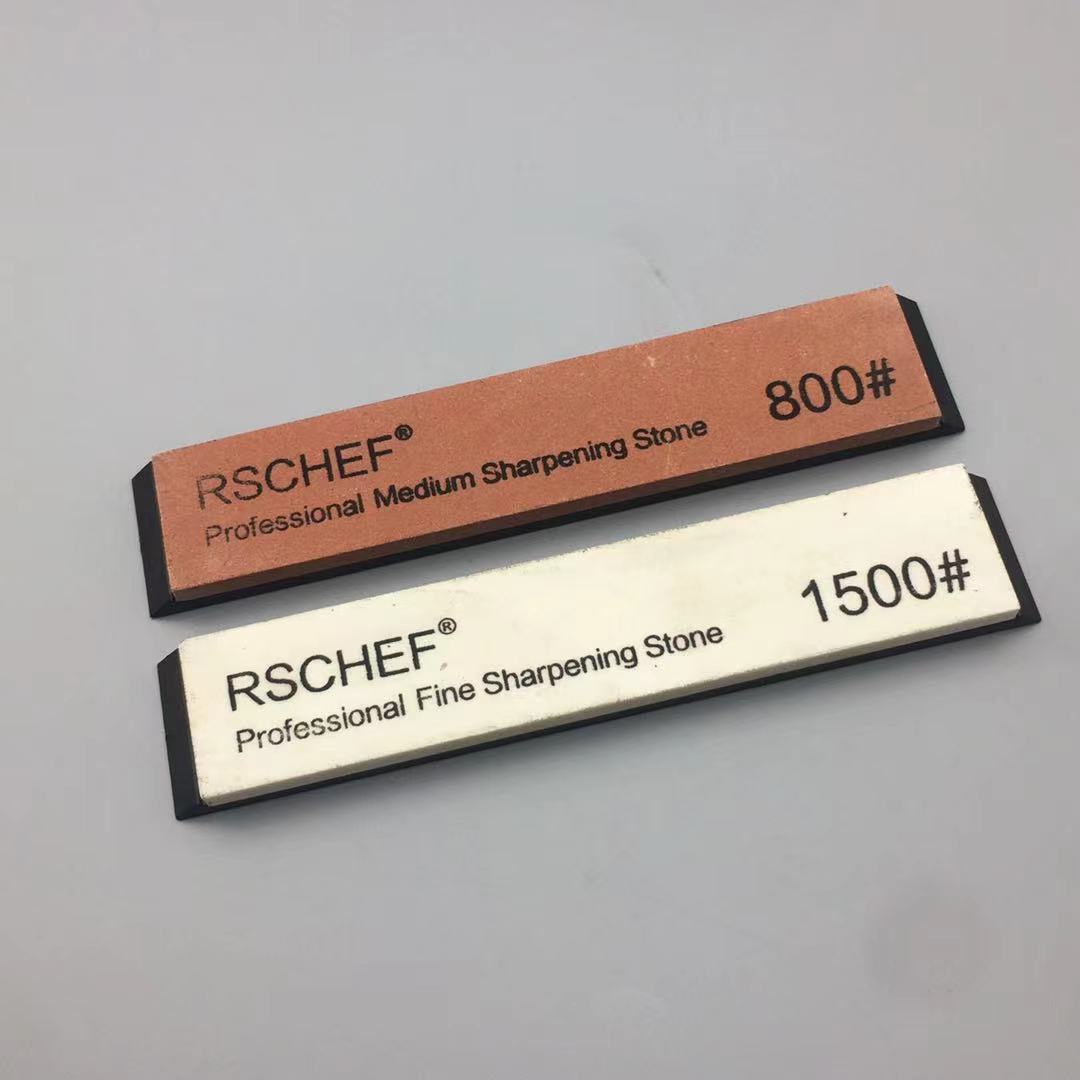2Pcs Knife Sharpener Sharpening Stone Big Size Whetstone Sharpening System 120-3000# FIxed Angle Sharpeners Water: 800-1500