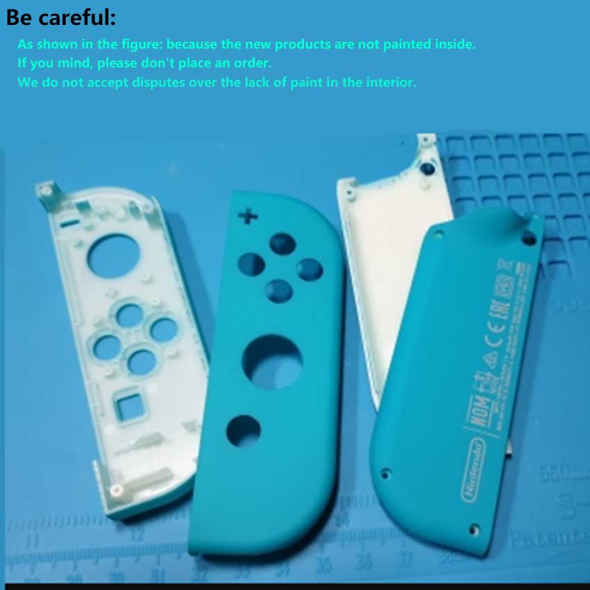 JCD-carcasa de repuesto para mando de switch NS, carcasa de repuesto para JoyCons NS NX, con tornillo