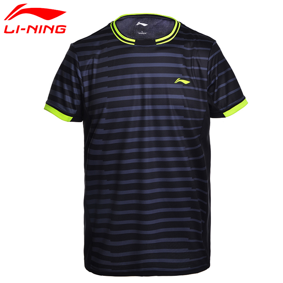 Li-ning nouveaux chemises de Badminton pour hommes à sec respirant coupe régulière sport confort T-Shirts doublure Tee AAYM143 CJFM17
