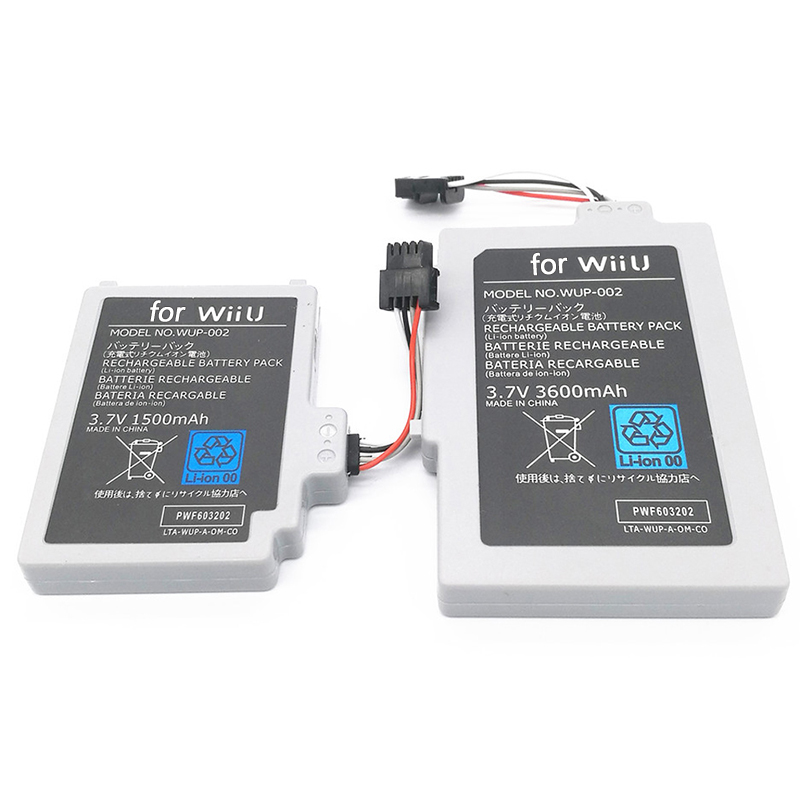 1pc 3.7V 3600mAh akumulator litowo-jonowy do Nintendo Wii U Gamepad bateria do wii-u Wiiu GamePad Joystick