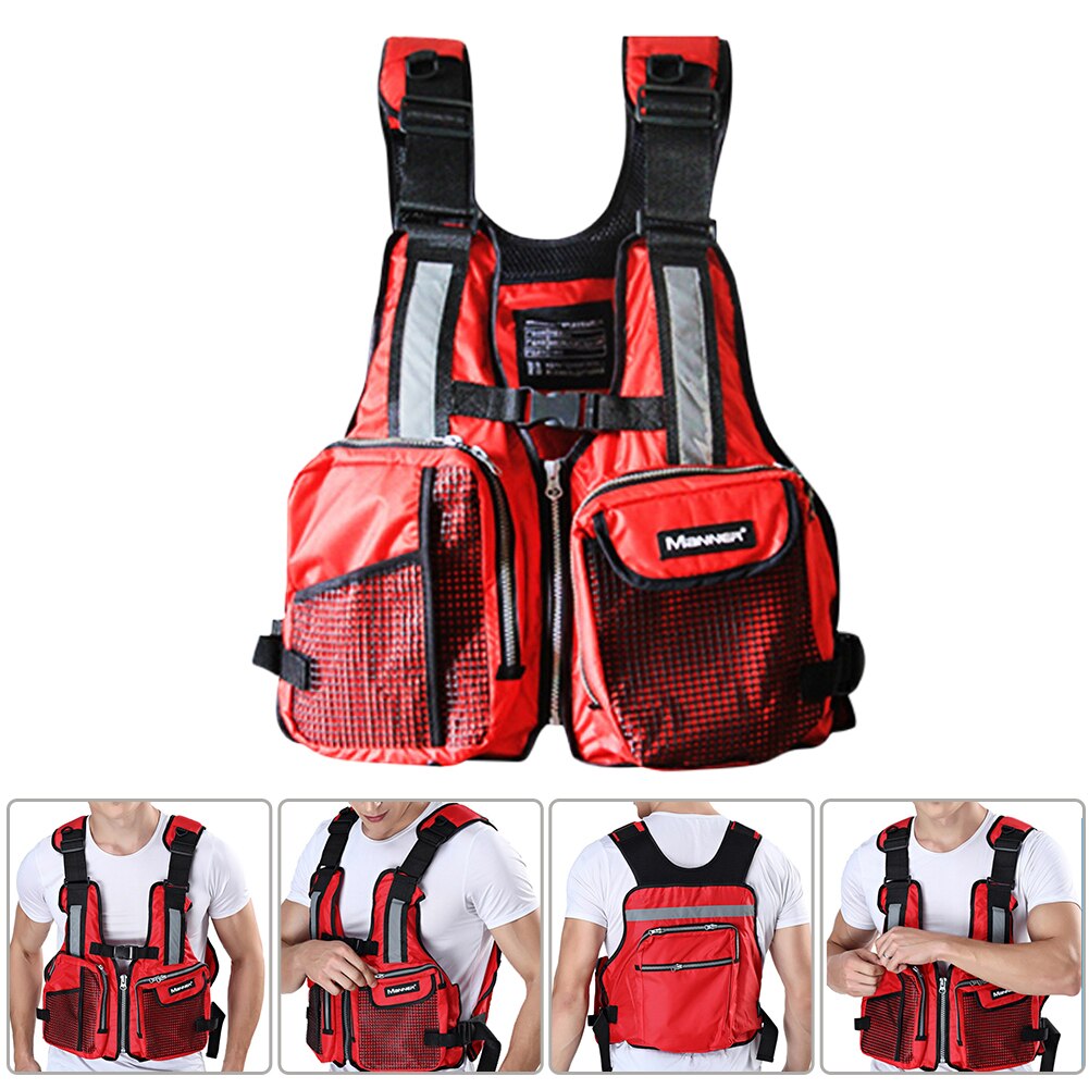 Adult Life Jacket for Rafting - Swimming, Snorkeling, Fishing, Drifting - Water Safety Vest