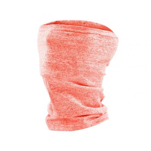 Chip de filtro para ciclismo al aire libre, protección UV, Collar a prueba de polvo, pañuelo mágico multifuncional, bufanda, funda para la cara y el cuello: Orange Bandana Only