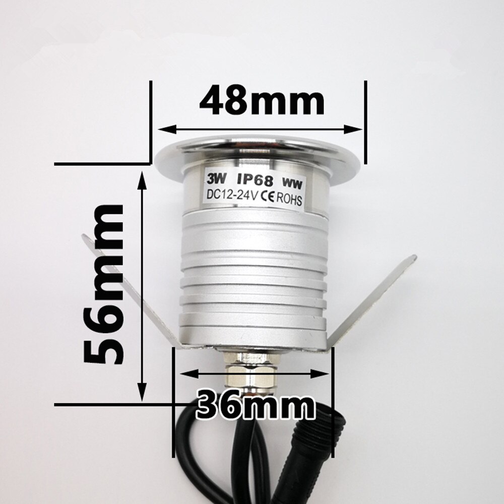 3W LED Underwater Lamp Pool Light IP68 Waterproof ... – Grandado