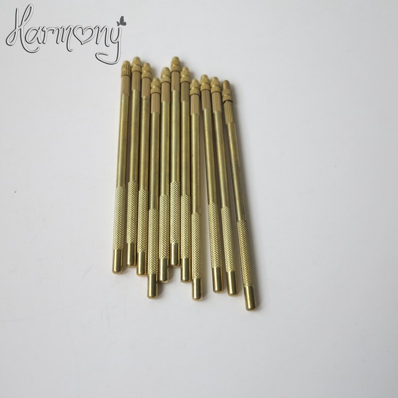 5 pieces Bronze Lace Wig Ventilating Holder and Needle-make or repair your own lace wig easy to use