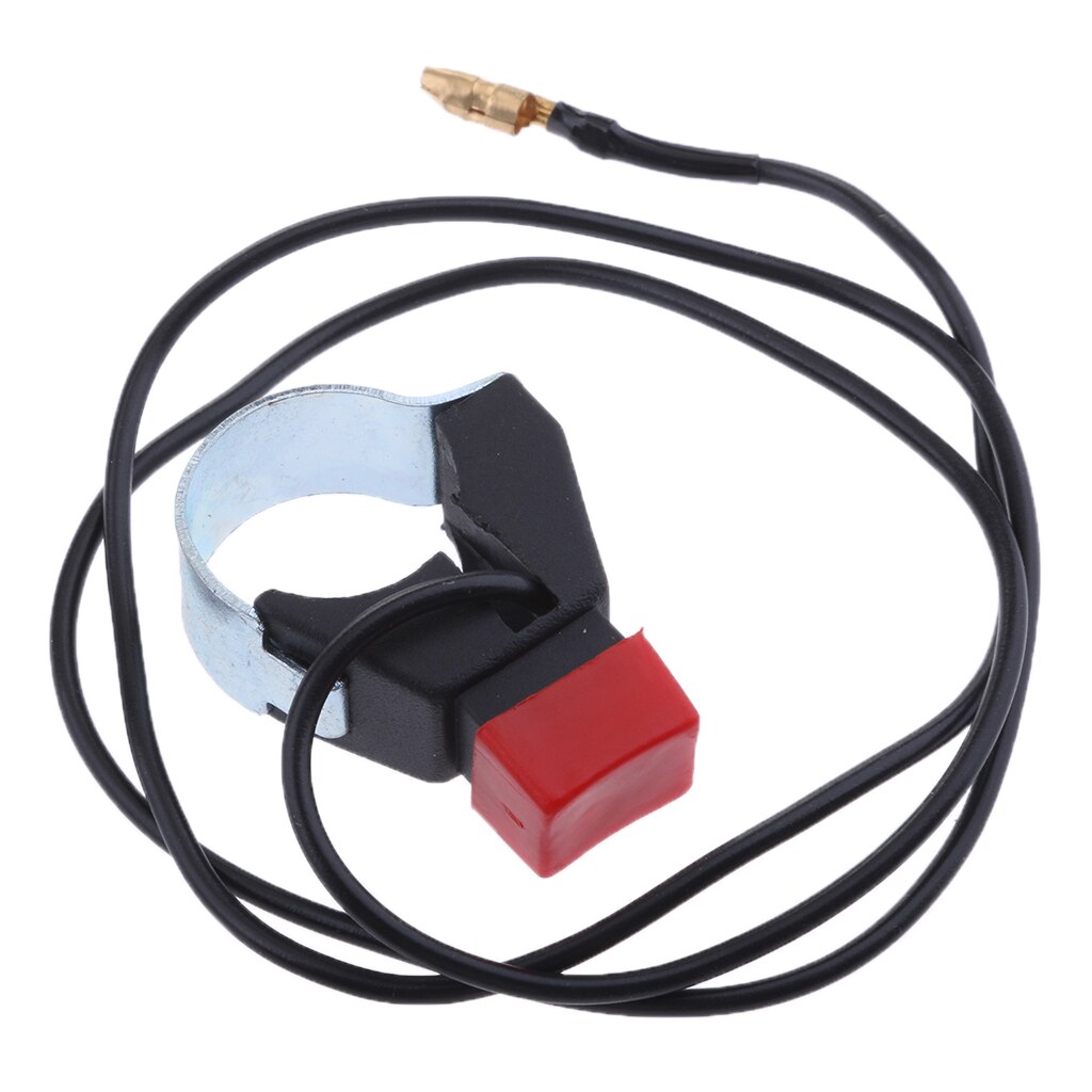 Motorcycle Push Button Engine Stop Kill on-Off Switch for 49cc Dirt Bike ATV
