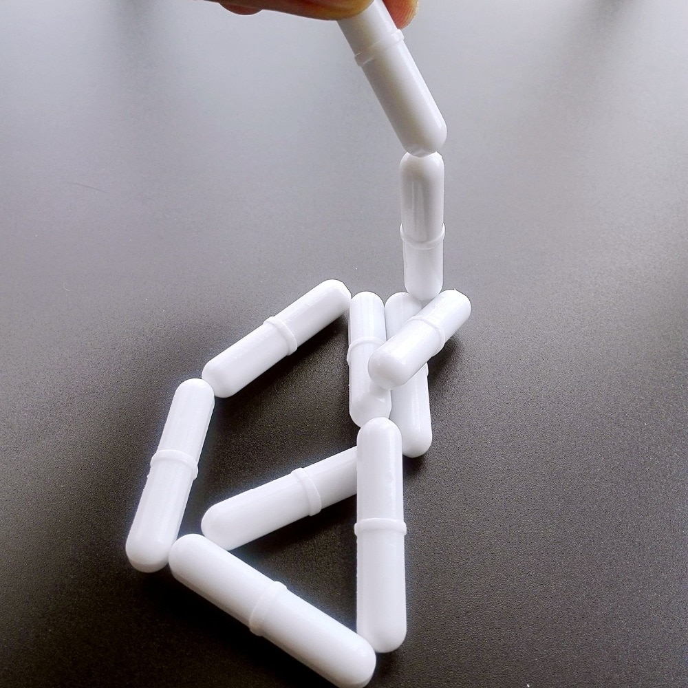 B9x45mm laboratory Magnetic Stirrer Mixer Stir Bars PTFE Stirring Rod cylinder Without Pivot Ring,10 piece