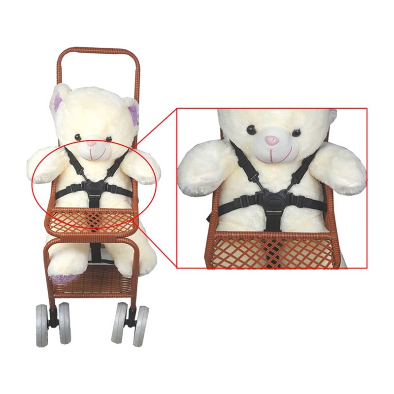 Baby høj stol sikkerhedssele klapvogn klapvogn 5- punkts sikkerhedssele baby stol bæltestrop universel høj stol holdbar klapvogn