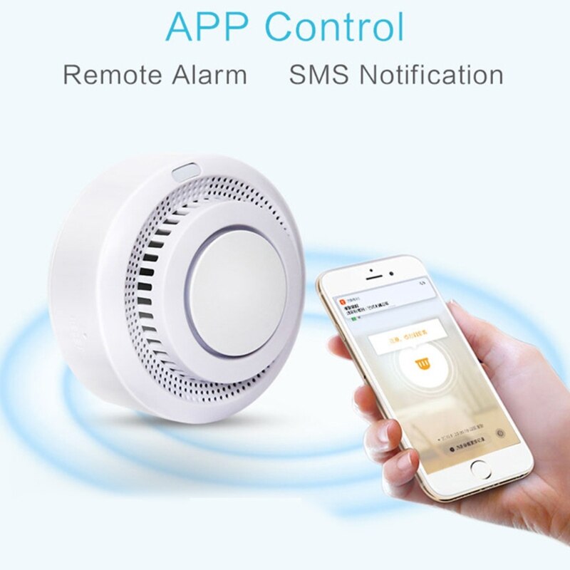 App Control Smoke Indicator Maze Technology 80dB Alarm Smoke Detector