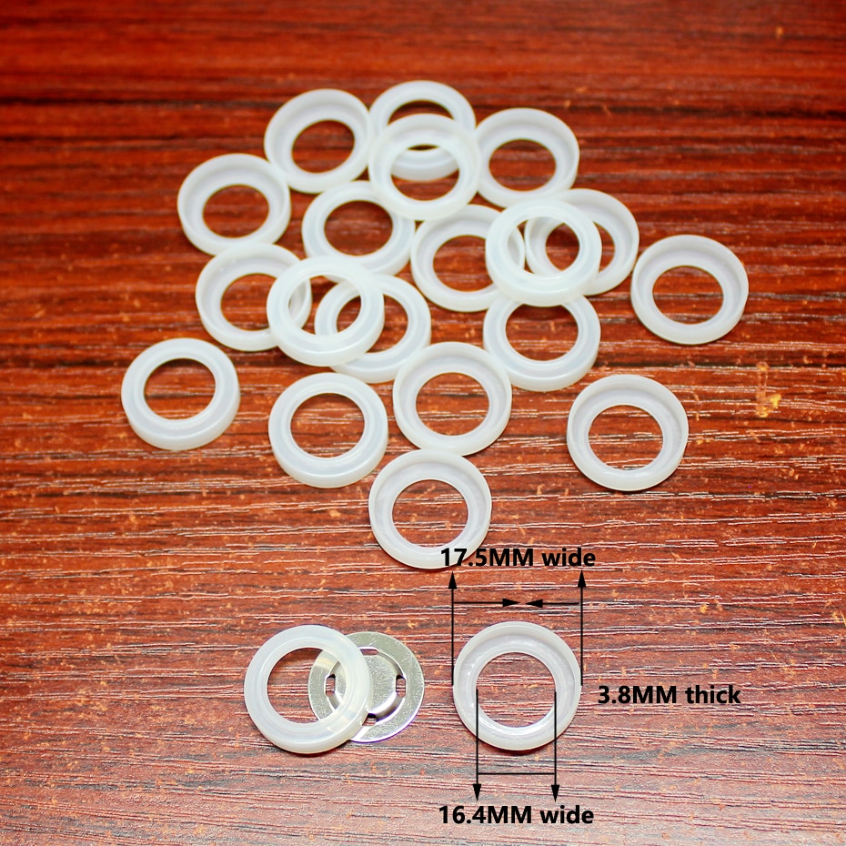100 pcs/lot capuchon de batterie au Lithium 18650 raccords joints tabliers blancs Nickel métal hydrure Cadmium Meson
