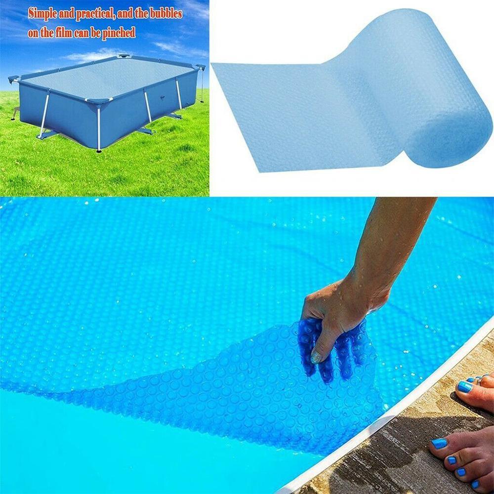 Solar zwembadafdekking zwembadafdekking zwembad boven blauw zwembad voetbescherming voor intex zwembadafdekking zwembad zwembodem  y8 uur 8