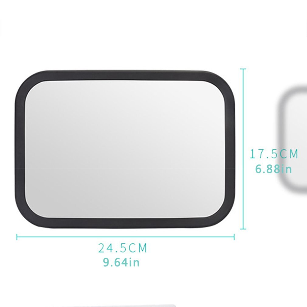 Car Safety Seat Viewing Mirror Adjustable Reverse Mounting Observation Mirror For Car Seat Car Baby Rearview Mirror