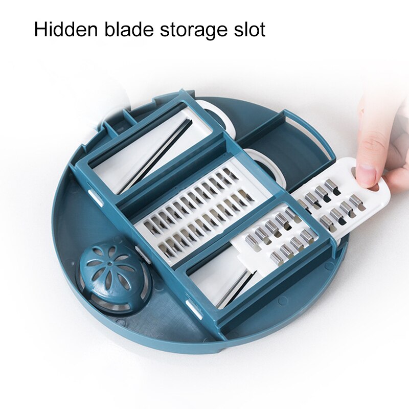 Multifunctional Vegetable Slicer Kitchen Tools Vegetables Chopper Shredder Grater with Drain Basket Vegetable Cutter
