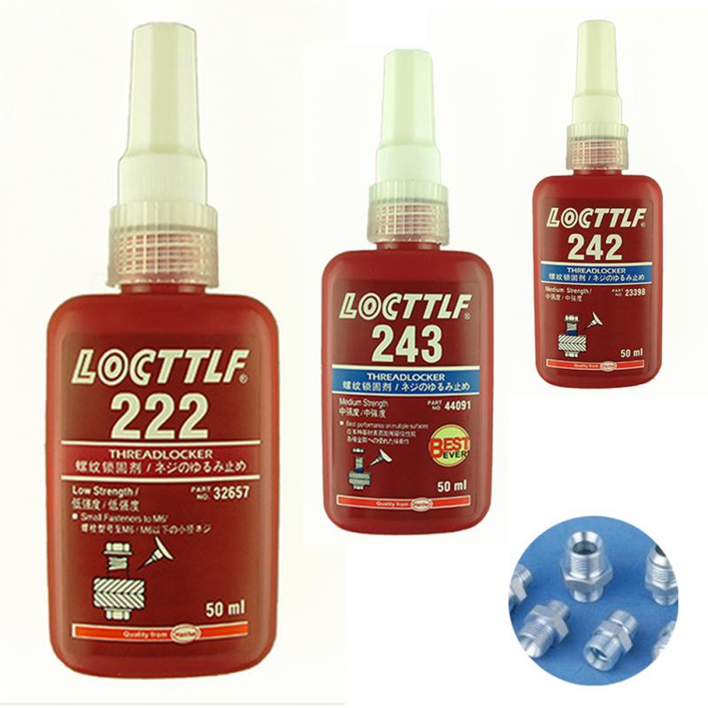 222/242/243 50 ml Cilindrische Retainer Vergrendeling Lijm Metalen Schroef Anaërobe Lijm Thermische Sterkte Omgeving Lijm