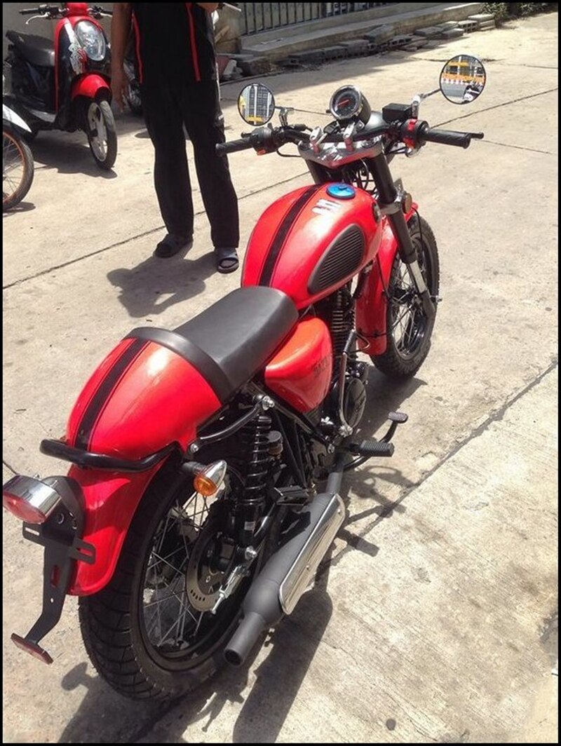 2 unids/lote de pegatinas de tira de 50cm para motocicleta, kit de pegatinas de precio de fábrica vintage, accesorios de pegatinas de moto