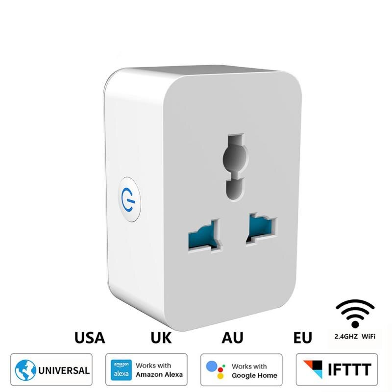 Universal Smart Home Power Socket Plug Basic Wireless WiFi APP Remote Control Timer Switch Powercube US EU UK AU Adapter