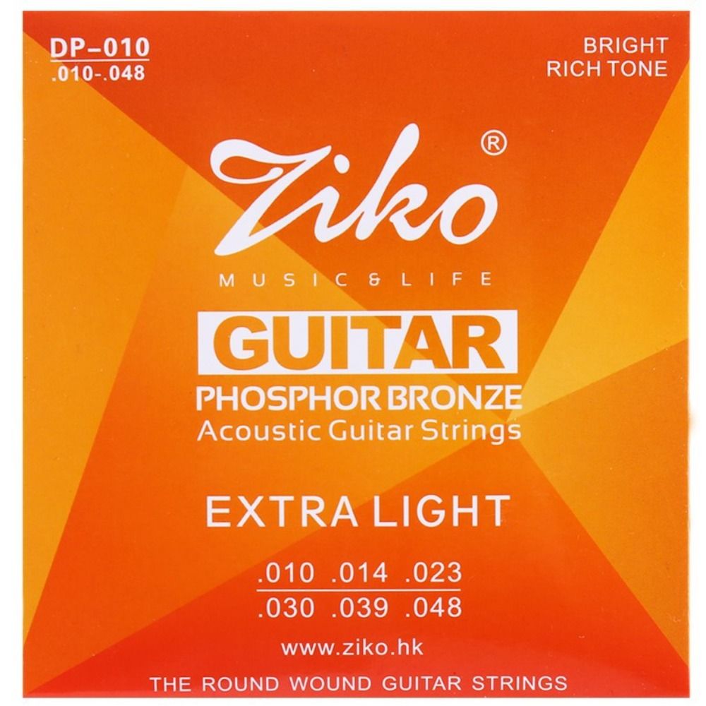 6 Saiten einstellen Akustik gitarren saiten Draht dcz dag dp dus DR Volk Gitarren saite Durcheinander kern Sechseck legierung Gitarren saite: Licht Grau