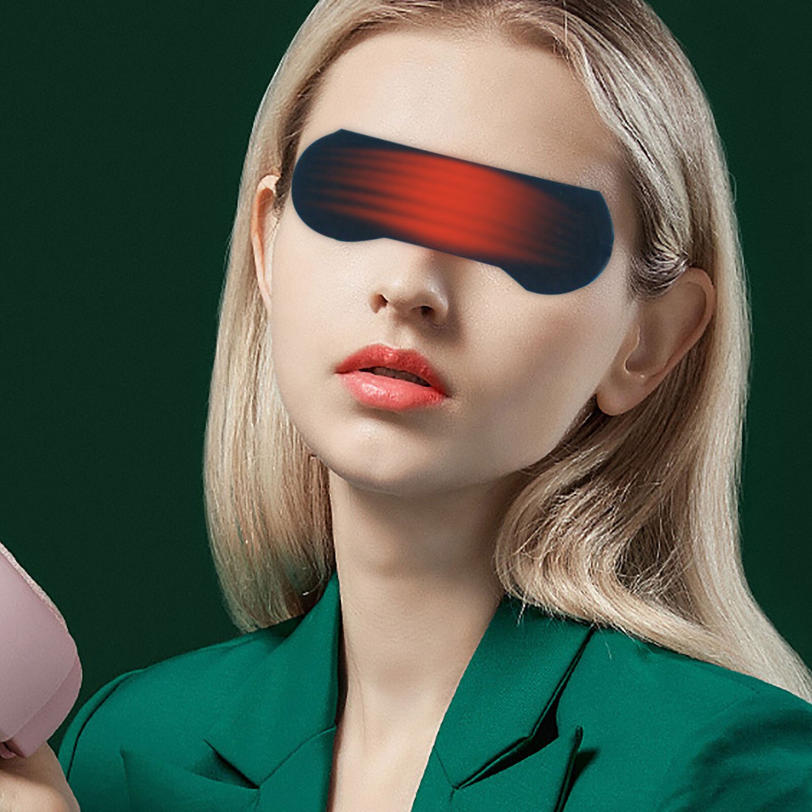 USB eye mask heating cloth three-speed timing temperature adjustment compress eyes to relieve dark circles