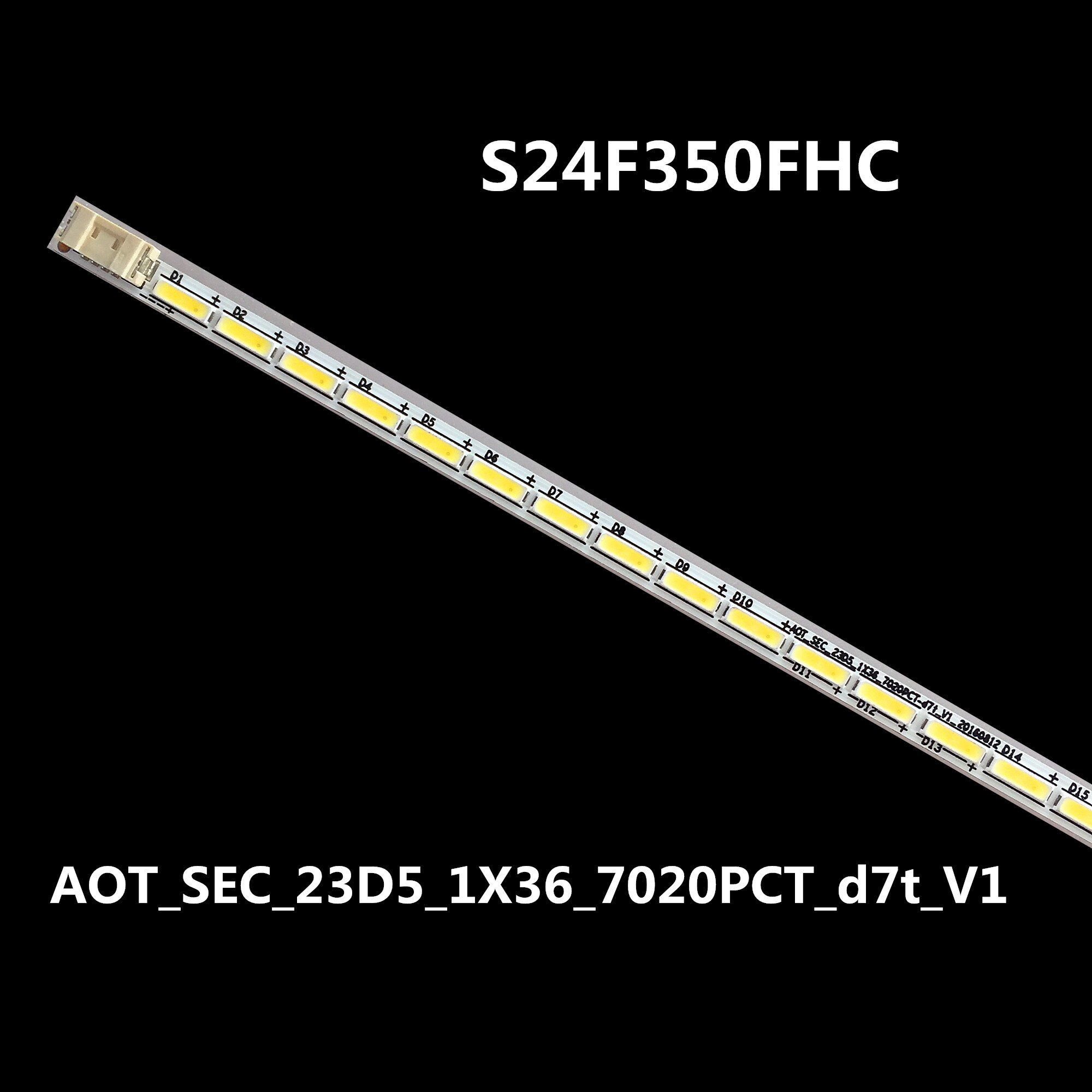 Led Backlight Strip Voor S24F350FHC AOT_SEC_23D5_1X36_7020PCT_d7t_V1