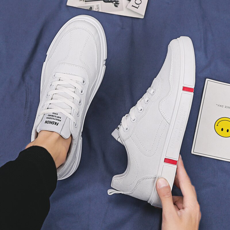 Sneakers mænd klassiske skateboard sko åndbare blonder fritidssko sportssko mænd sko sneakers