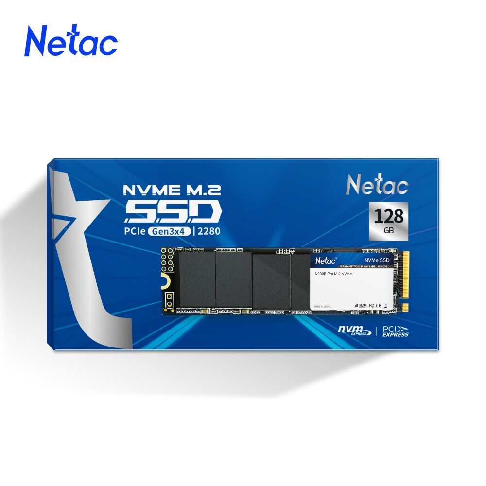 Netac SSD nmve M2 128GB 256GB 512GB 1TB SSD Drive M.2 2280 PCIe Internal Solid State Hard Disk for laptop