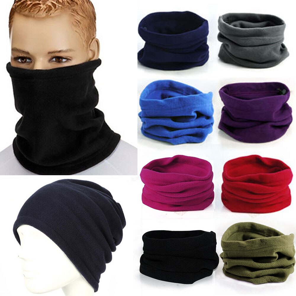 Bufanda de cuello tipo pasamontañas para hombre y mujer, pasamontañas de esquí, calentador de cuello para invierno, gorro, ligero y transpirable, para motocicleta