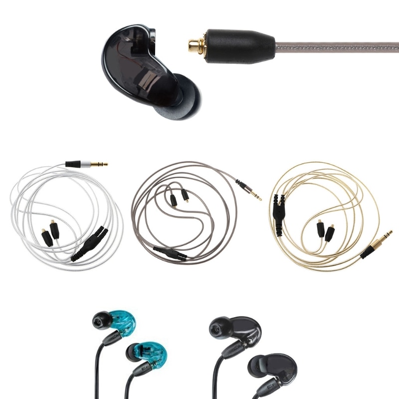 MMCX Cable for Shure SE215 SE315 SE535 SE846 Earphones Headphone Cables Cord for xiaomi iphone Android