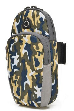 YESETN sac 062416 unisexe femmes hommes sac de voyage sac de téléphone portable sac à main: Camouflage yellow