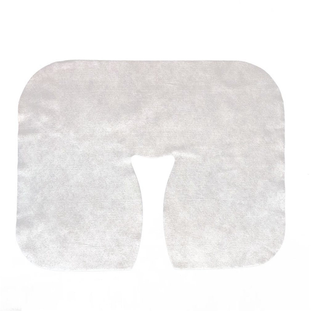 100 stk engangs hovedpude håndklæde massage specielt håndklæde ikke-vævet skønhed sengepude massage bord ansigt vugge dække: Default Title