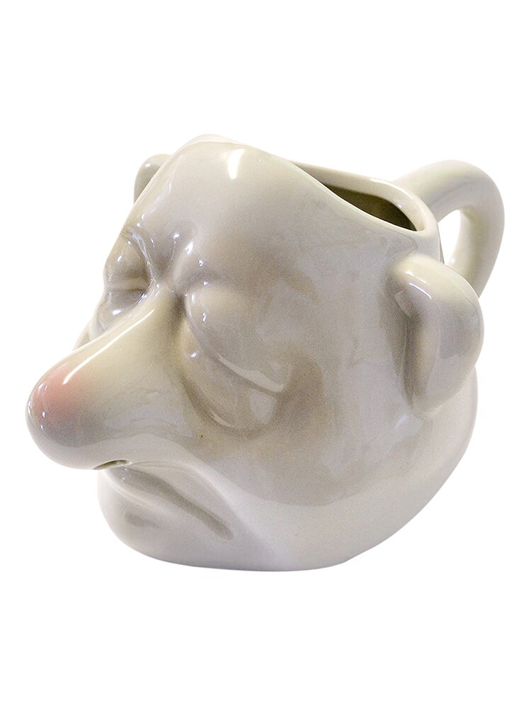 Egg white separator Big nose kitchen baking ceramic cartoon face egg white separator egg white separation gadget