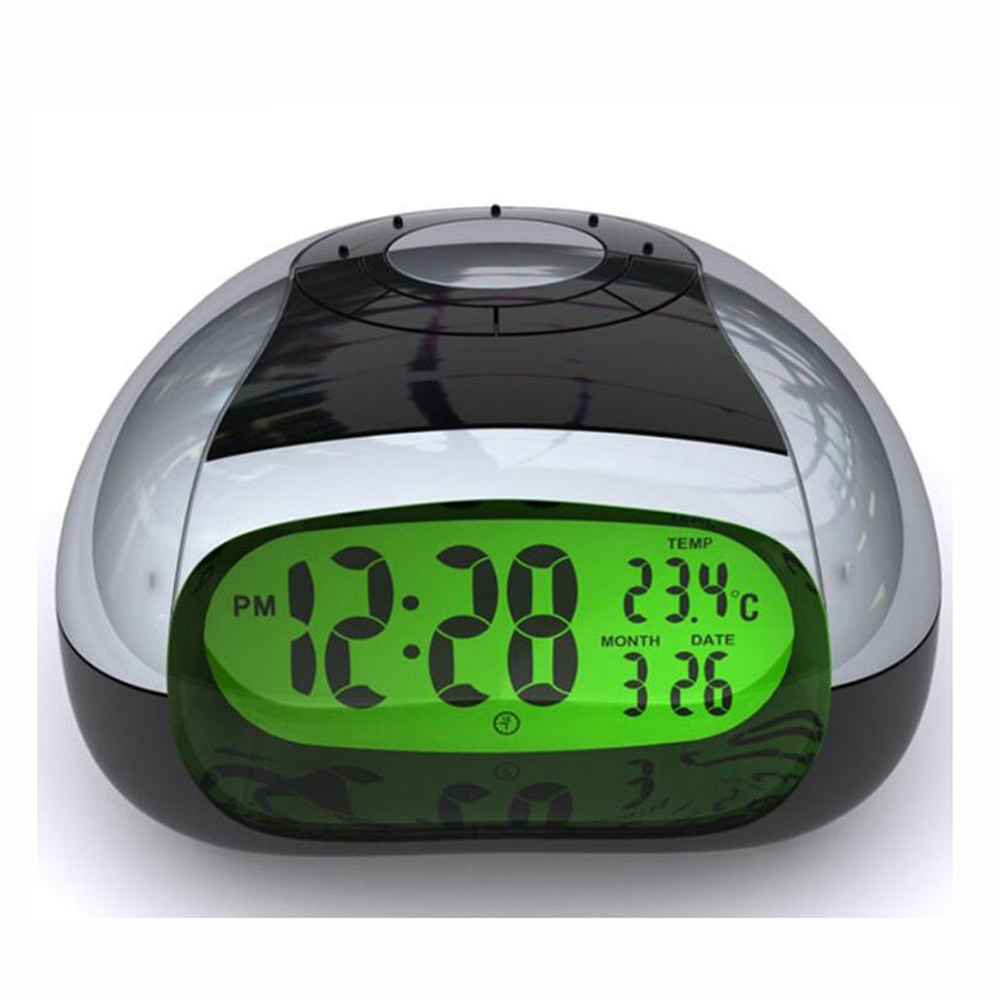 Intelligent Alarm Clock LED Eye Product Night Light 5 Colors Talking Clock Modern Music Watches Livingroom Diaplay