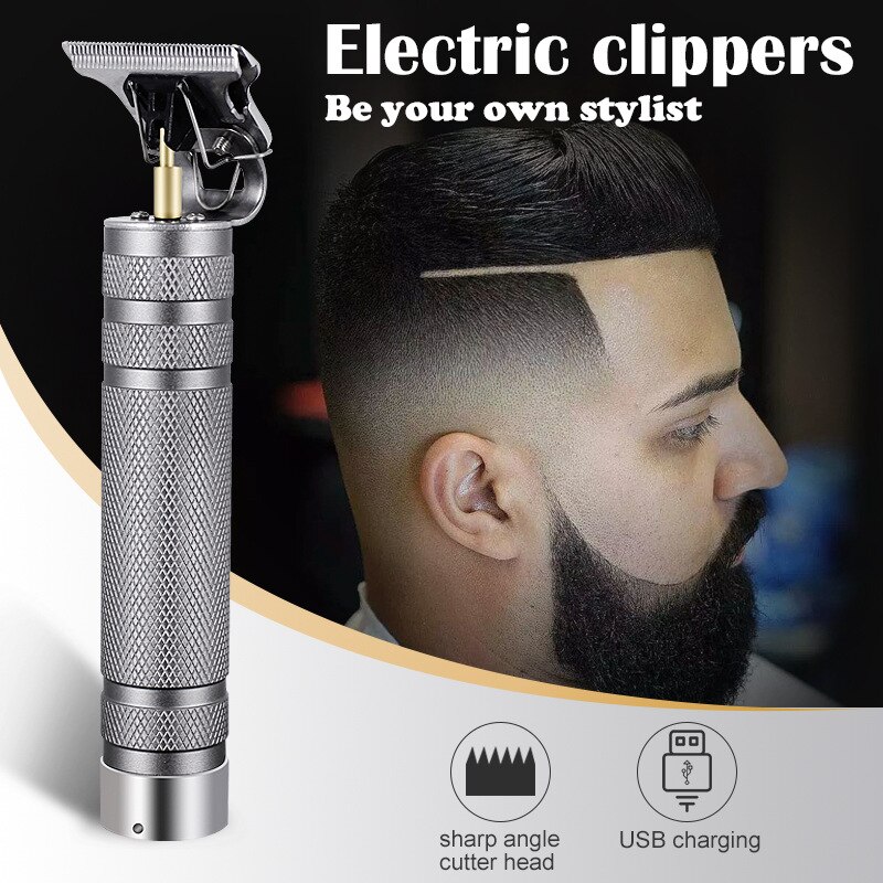 Pro T-Outliner Skeleton Cordless Oil Head Trimmer Hair Clipper Machine Speed Motor