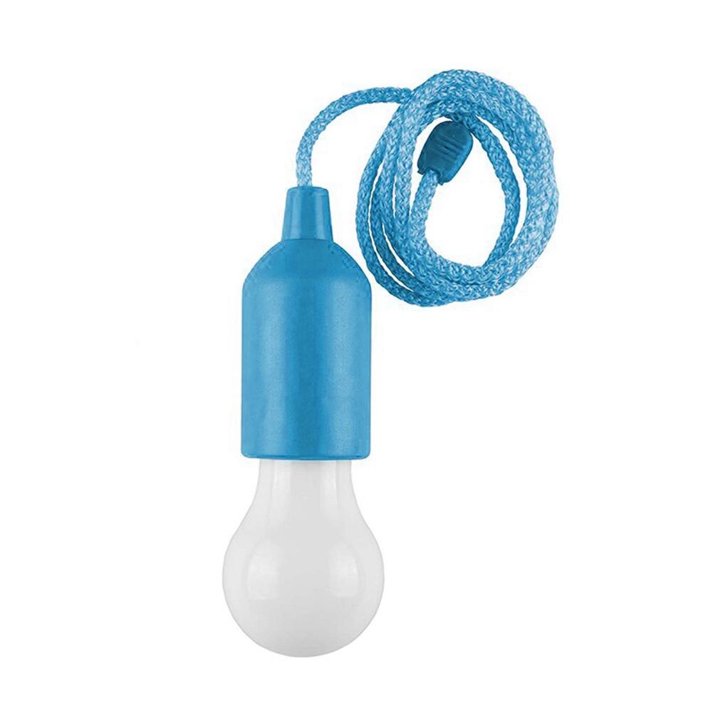 Creatieve Opknoping Lichten Outdoor Camping Tent Lamp Batterij Aangedreven Cord Lamp Hanglamp Tuin Licht Woondecoratie: Blue