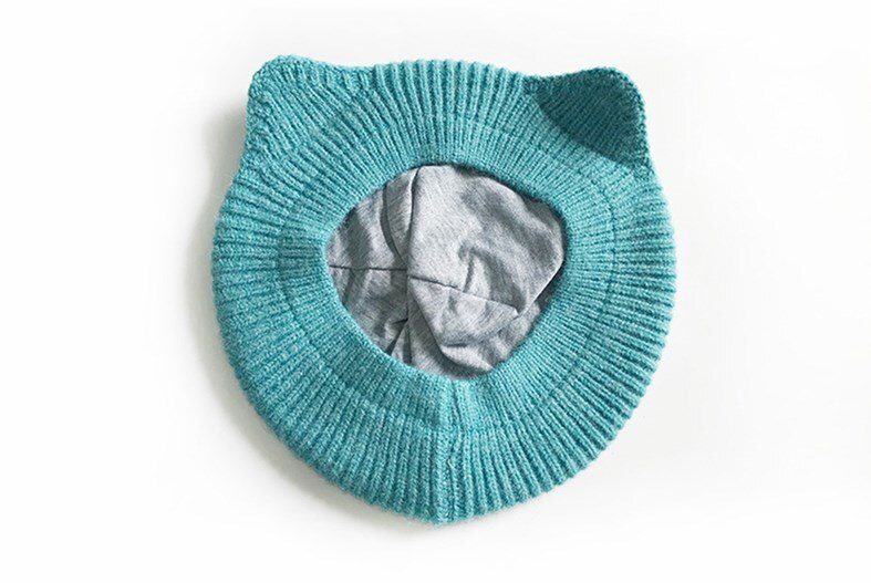 Children Baby Beret Hat Cap for Boys Girls Arrivals Cat Ears Winter Warm Toddler Kids Hat Woolen Knitted Cap