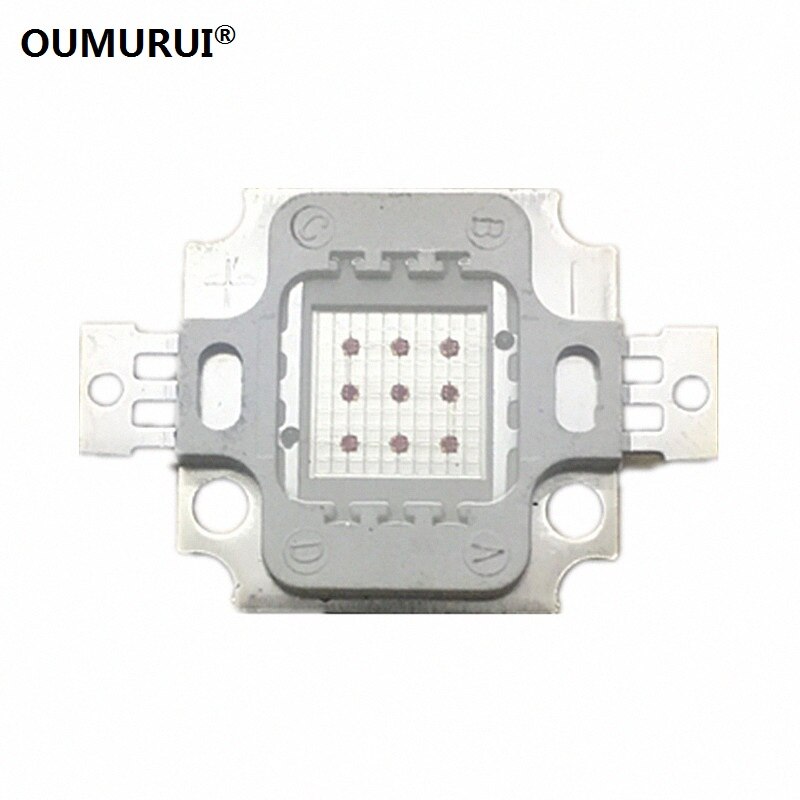 10W LED COB chip ROOD Licht High power LED Rood 620-625nm 300mA 20V 300-400LM 32 * 32mil EPILEDS chip 10pcs