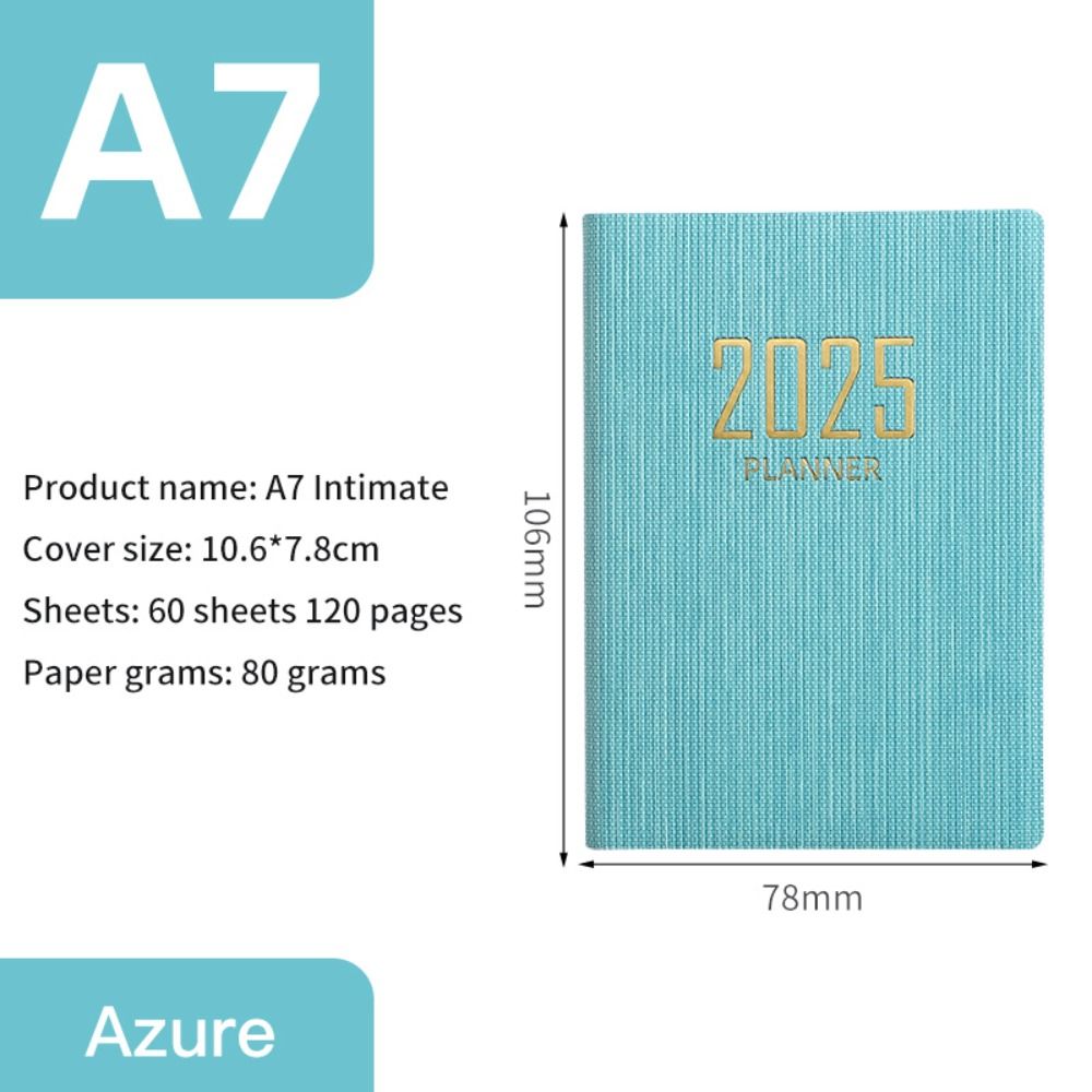 minimalistisch isches a5 2025 Agenda Buch mit Kalender zu tun Liste a5 Notizbuch Spanisch Morandi Farbe 2025 Planer Notizbuch Schul büro: dunkel Grau
