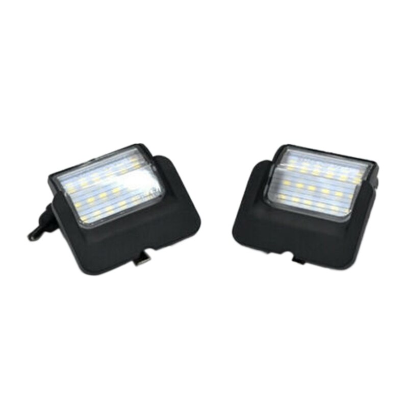 2X Wit 12V Led Kentekenplaat Licht Voor Polo MK3 6N Hatchback 1994-1999