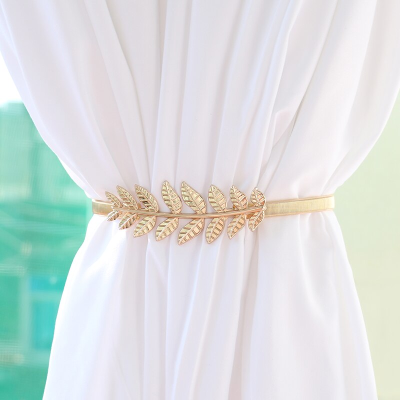 Metall Vorhang Clip Tieback Schnalle Clips Vorhang Halter Goldene Silber Farbe Blätter Bogen Elch Schnalle Krawatte Zurück Vorhang Zubehör: gold 6