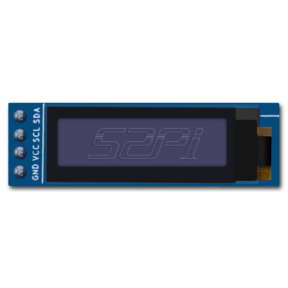 Module d'écran OLED 52Pi 0.91 pouces 128*32 SSD1306 pour Raspberry Pi 4 B / 3 B (+) / 2 B/zéro (W) / Beaglebone noir