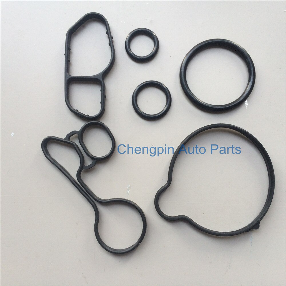 10X Engine Oil Cooler Repair Kits Gaskets Seals Original OEM# 55565385 55566388 For Chevrolet Cruze Sonic Trax Encore Astra