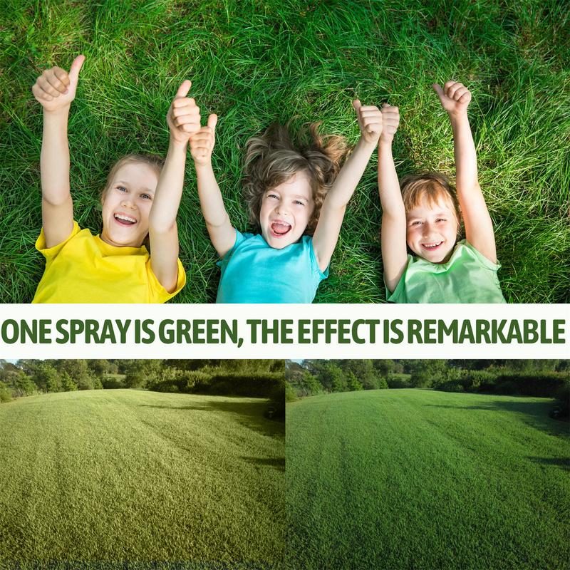 Green Grass Spray Long Lasting Green Lawn Dye Repair Grass Paint for Outdoor Playground Eco-Friendly Pet-Friendly Grass Paint