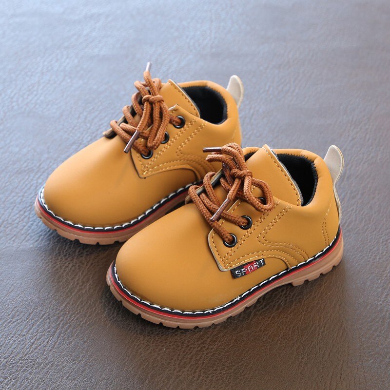 Baby Leuke Winter Baby Jongens Meisjes Kind Leger Stijl Martin Boot Warme Schoenen Mode: Y / 8