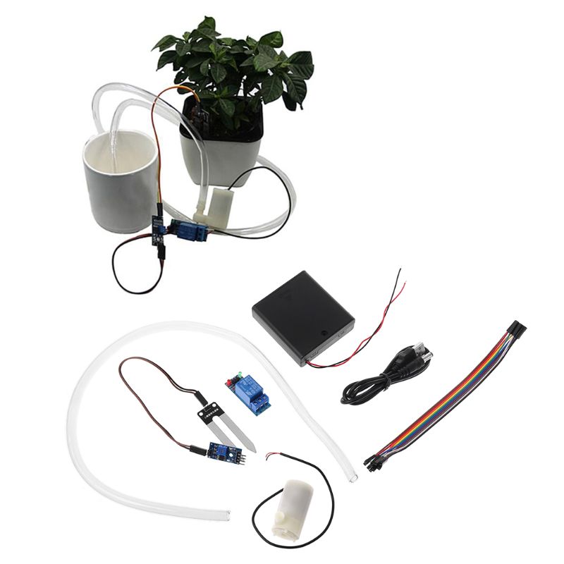 Automatic Irrigation Module DIY Kit Soil Moisture Detection Automatic Water Pumping