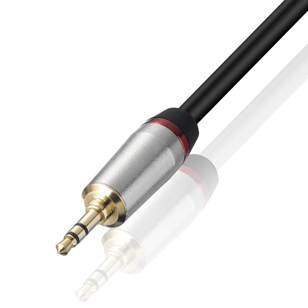 Bochara 3.5mm Stereo Jack Male to XLR Male Cable Shielded For Microphone 1.8m 3m 5m 10m