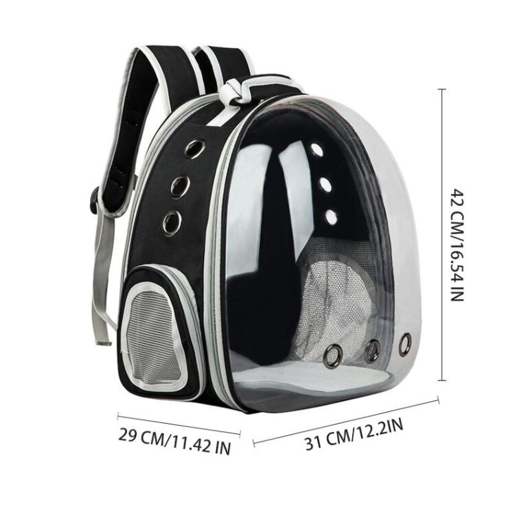 Portable Pet Cat Backpack Foldable Multi-Function Pet Dog Carrier Bag Large Space Capsule Bubble Shoulder Pet Backpack Tent Cage