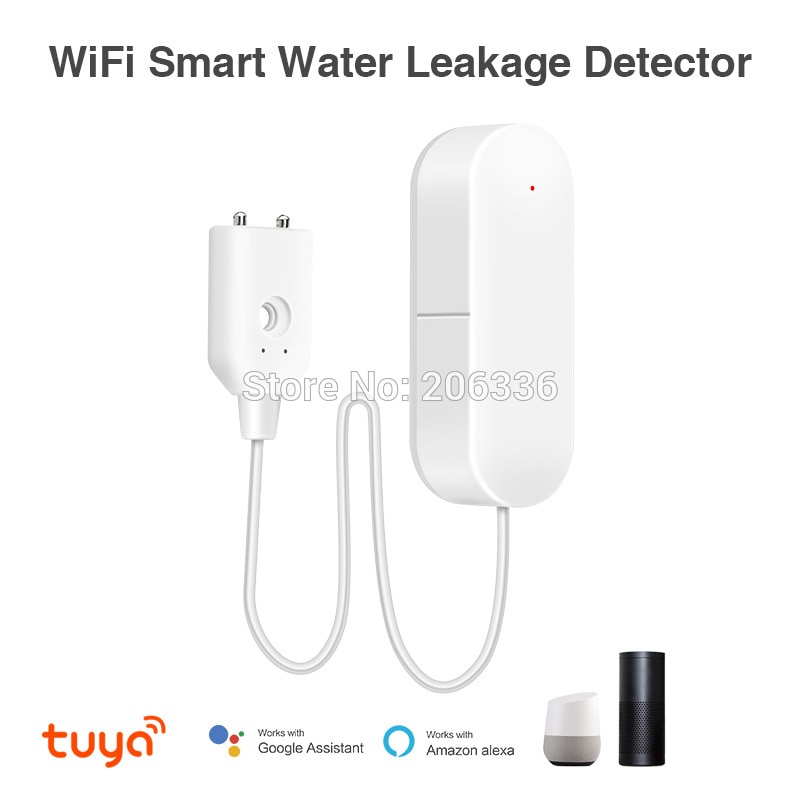 ll WIFI Vandlækage Alarm Detektor Trådløs Vandlækagesensor Vandstandsalarm Sensor Hjem Smart Fjernnotifikation